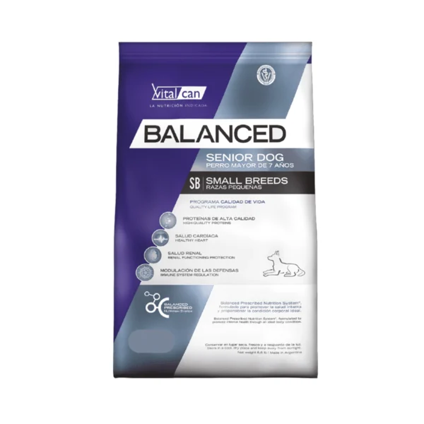 Balanced Senior razas Pequeñas