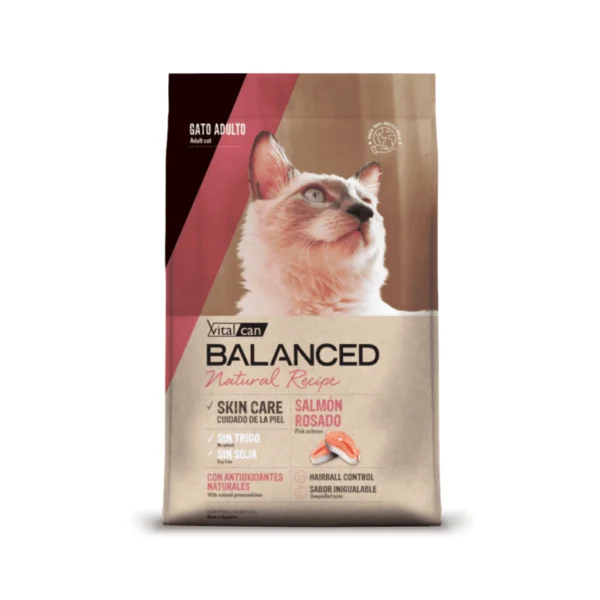 BALANCED NATURAL RECIPE GATO ADULTO SALMON