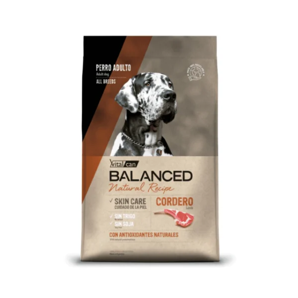 BALANCED NATURAL RECIPE PERRO CORDERO