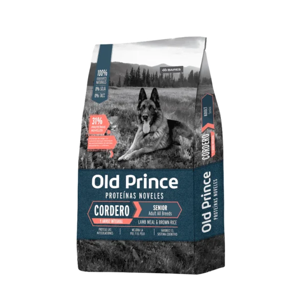 Old Prince Novel Cordero y Arroz Perro Senior